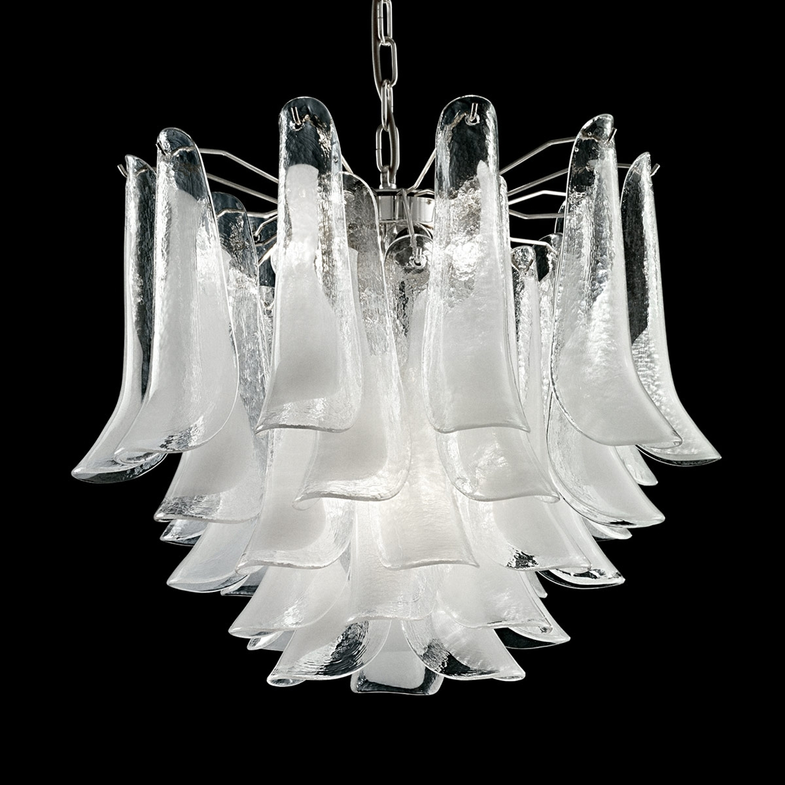 Muranoglastaklampa Tulipani, 45 cm