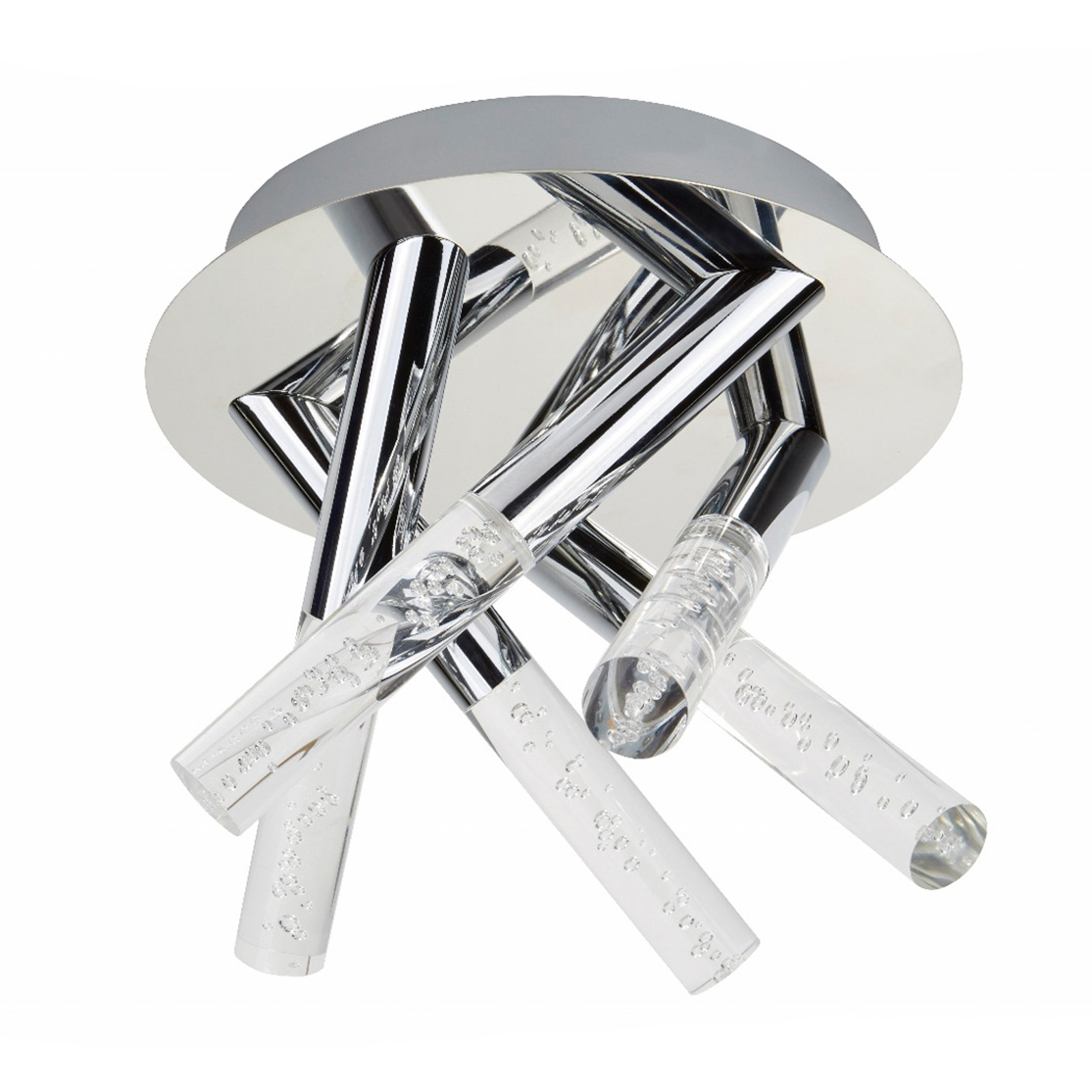 LED-taklampa Flush Bubbles IP44, 5 lampor