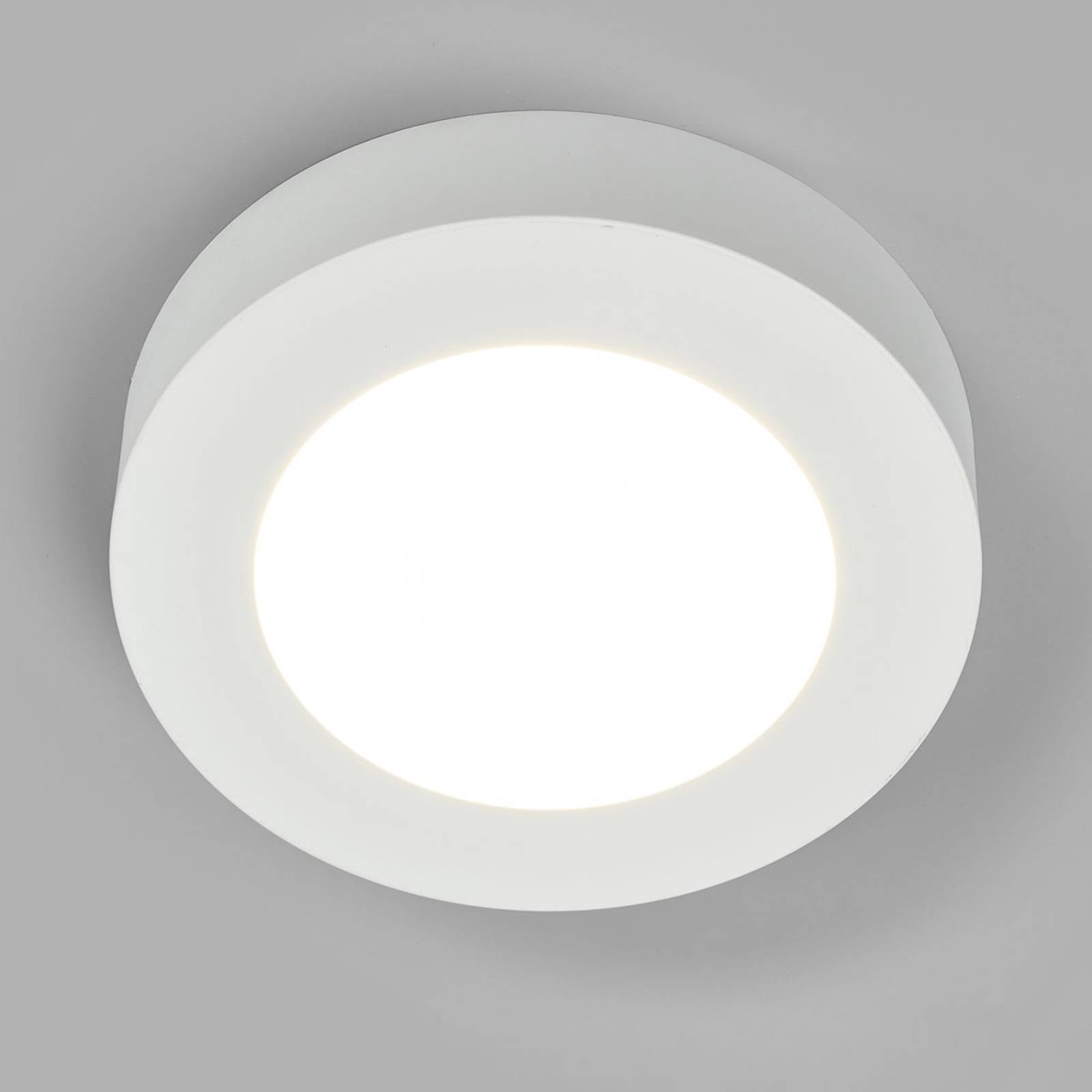 LED-taklampa Marlo vit 4 000 K rund 18,2 cm