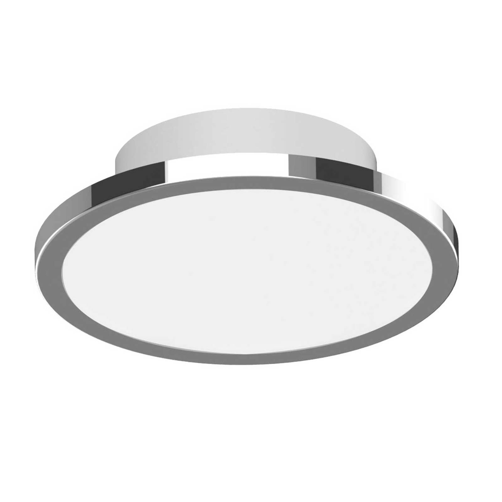 Lightme LED-taklampa Aqua Ø 14,7 cm krom