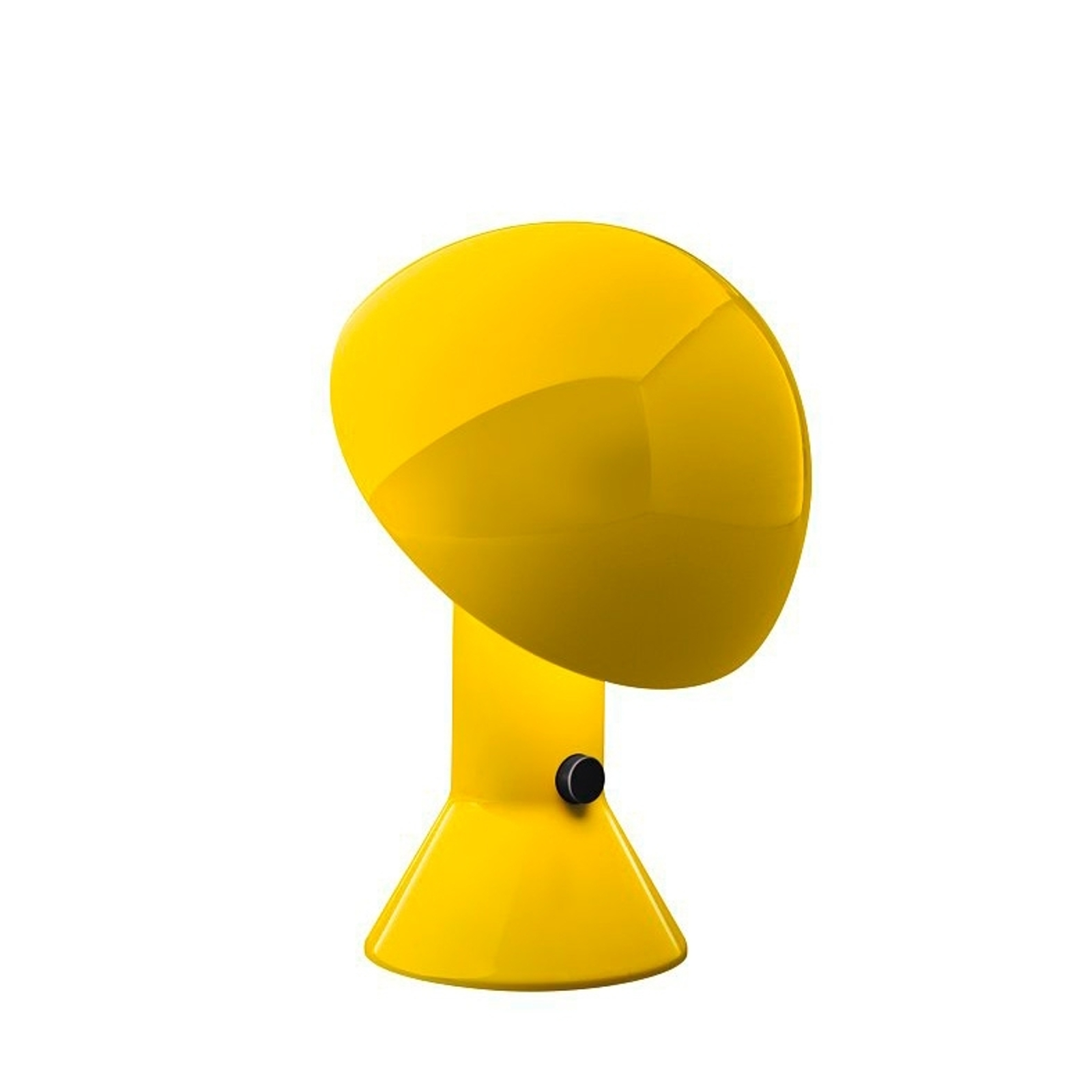 Gul designerbordslampa ELMETTO