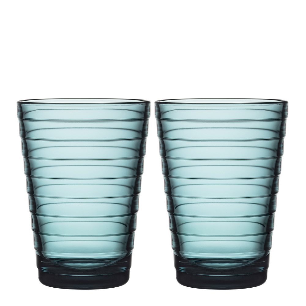 Iittala - Aino Aalto Glas 33 cl 2-pack Havsblå