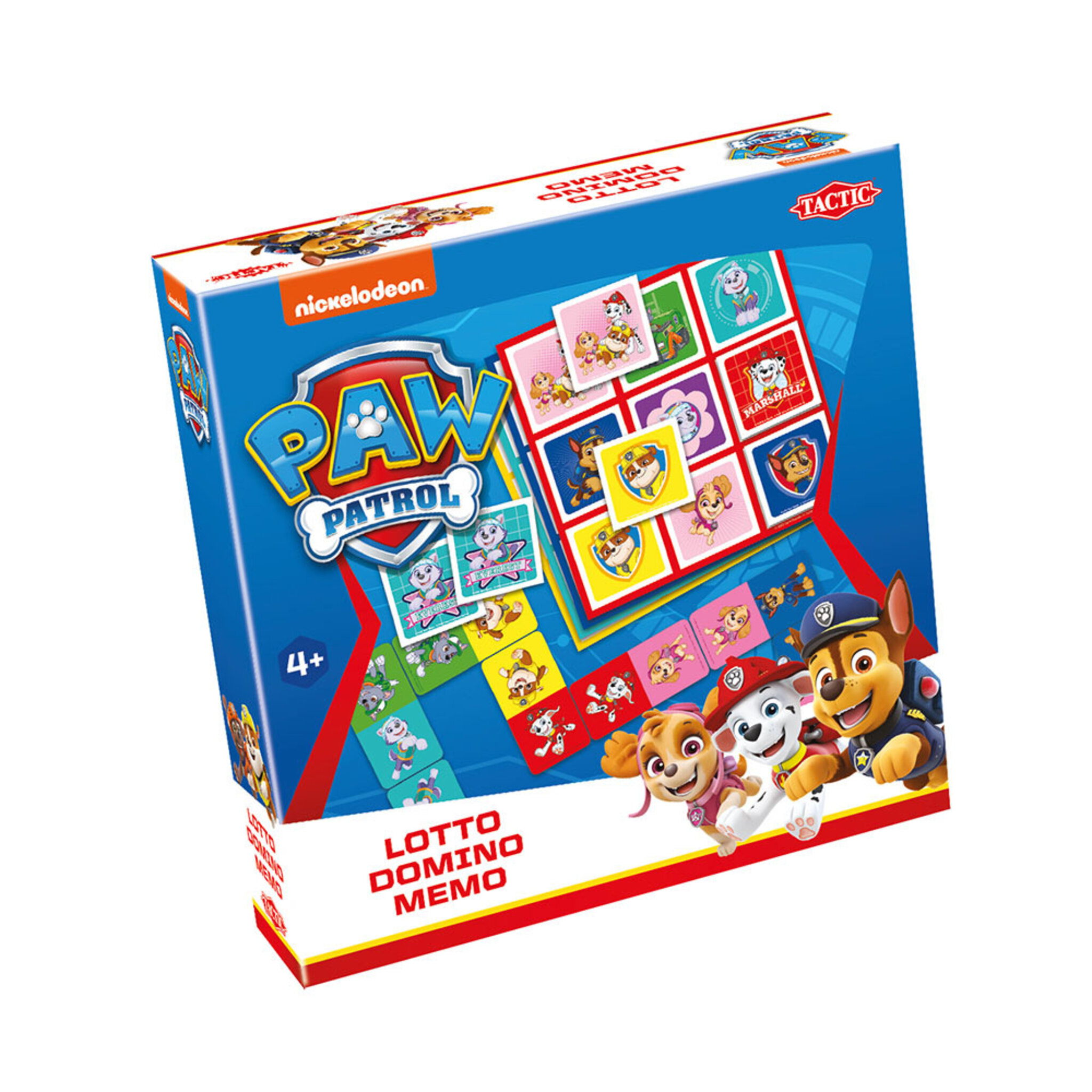 Tactic Lotto och Memo Paw patrol 3-in-1