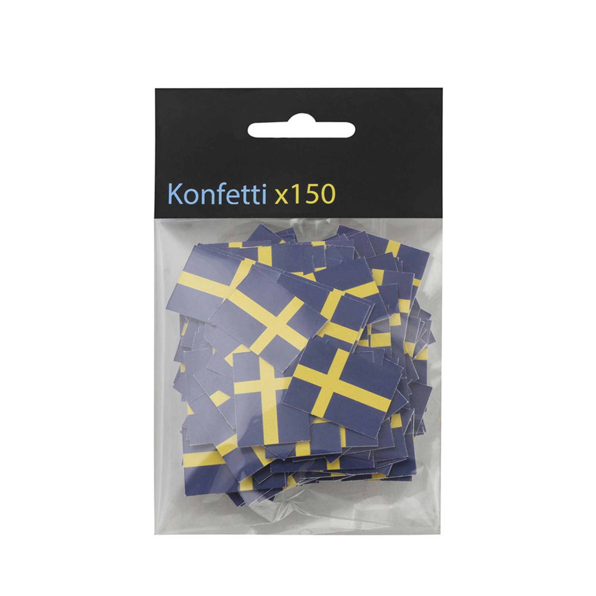 Konfetti - Svenska flaggan 150-pack
