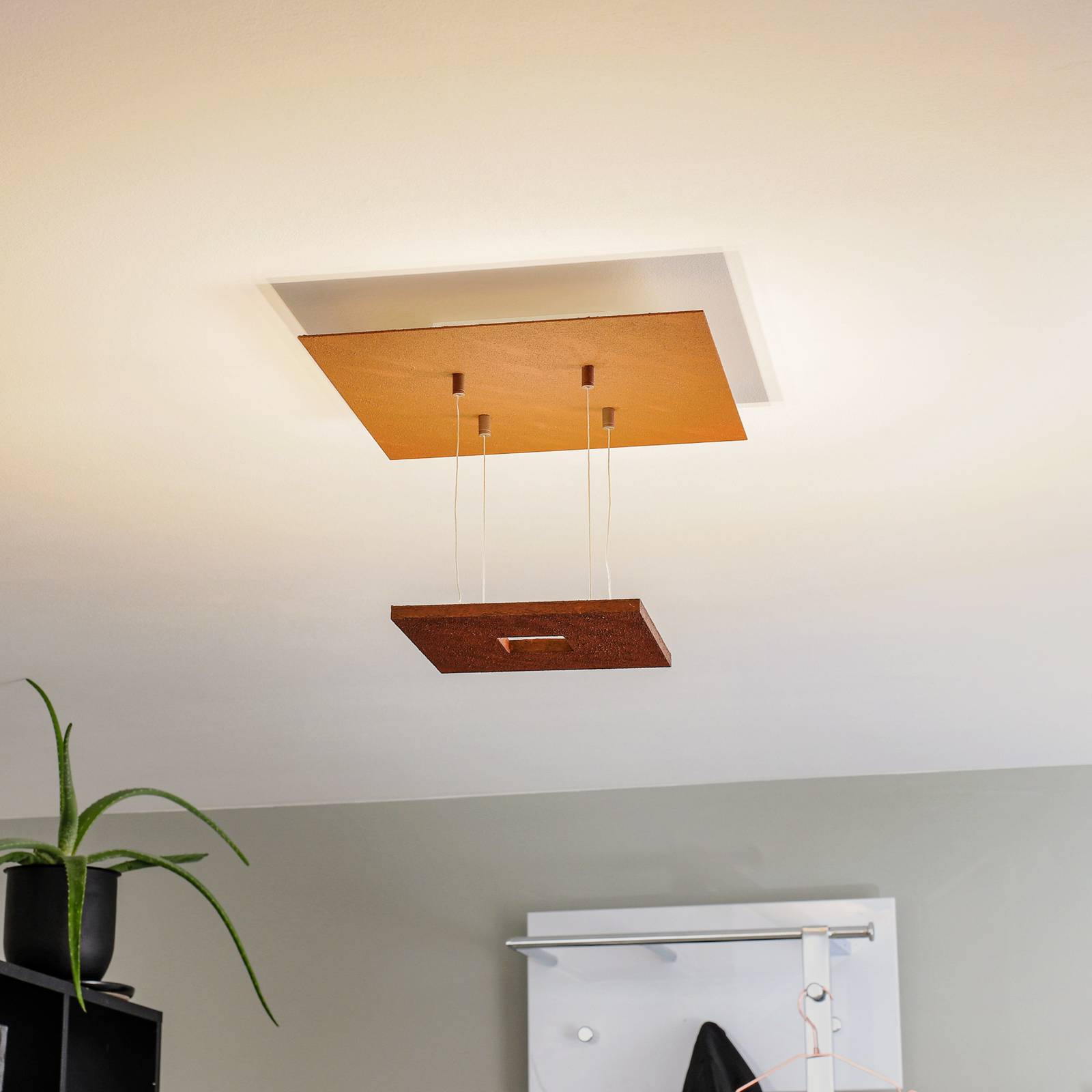 Escale Zen - rostfärgad LED-taklampa