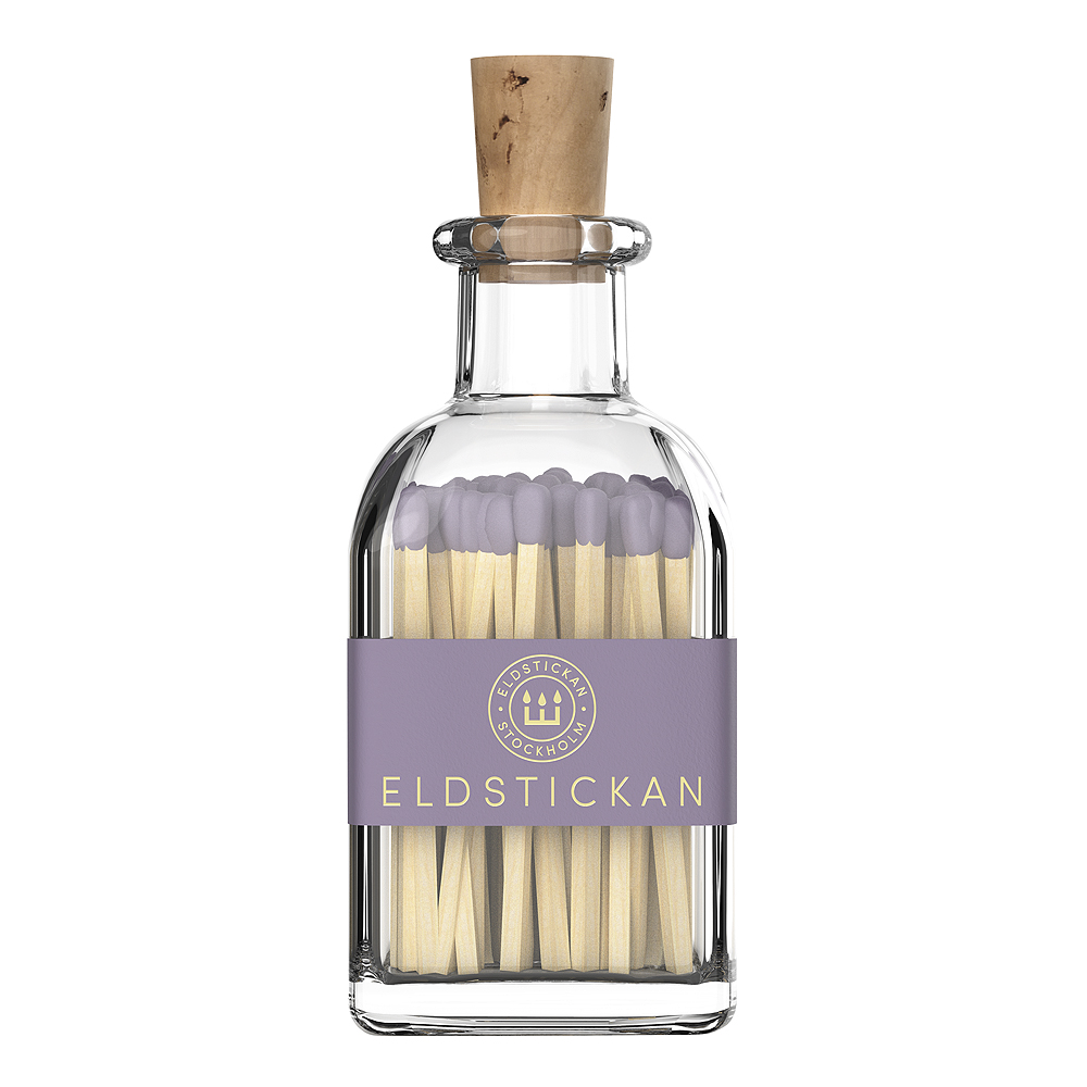 Eldstickan - Tändstickor 60 st Lavendel