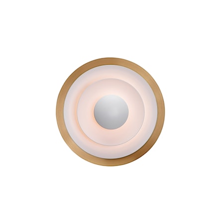 Diablo Vägglampa Mässing LED 30 cm fast inst