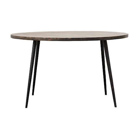 Matbord Club Ø 130x76 cm Svart