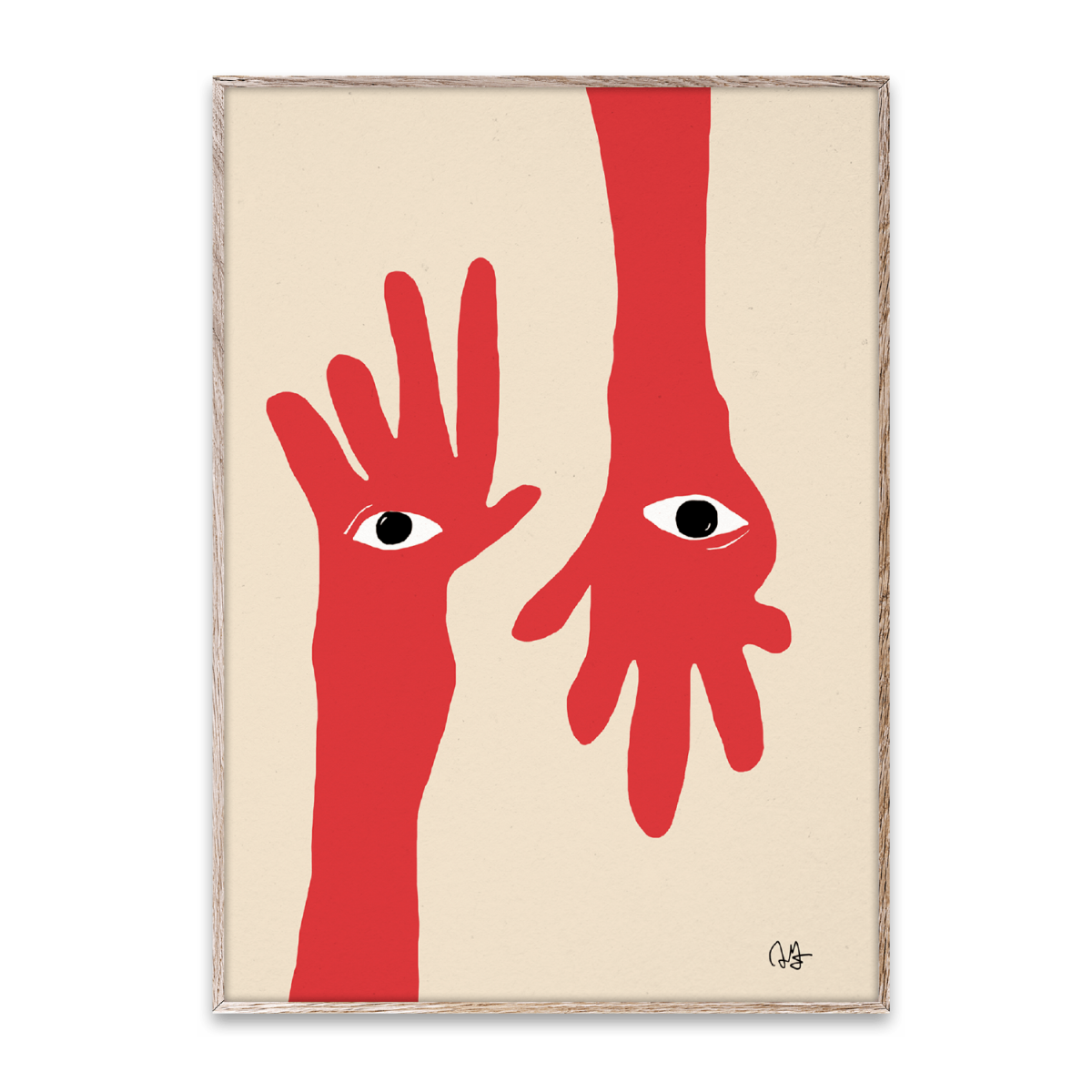 Paper Collective Poster Hamsa Hands 50x70 cm