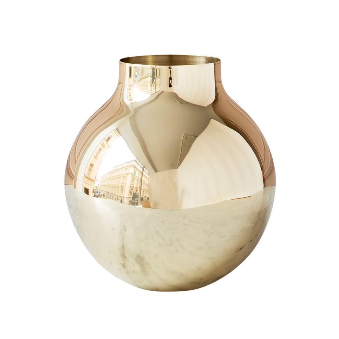 Vas BOULE Large mässing, Skultuna