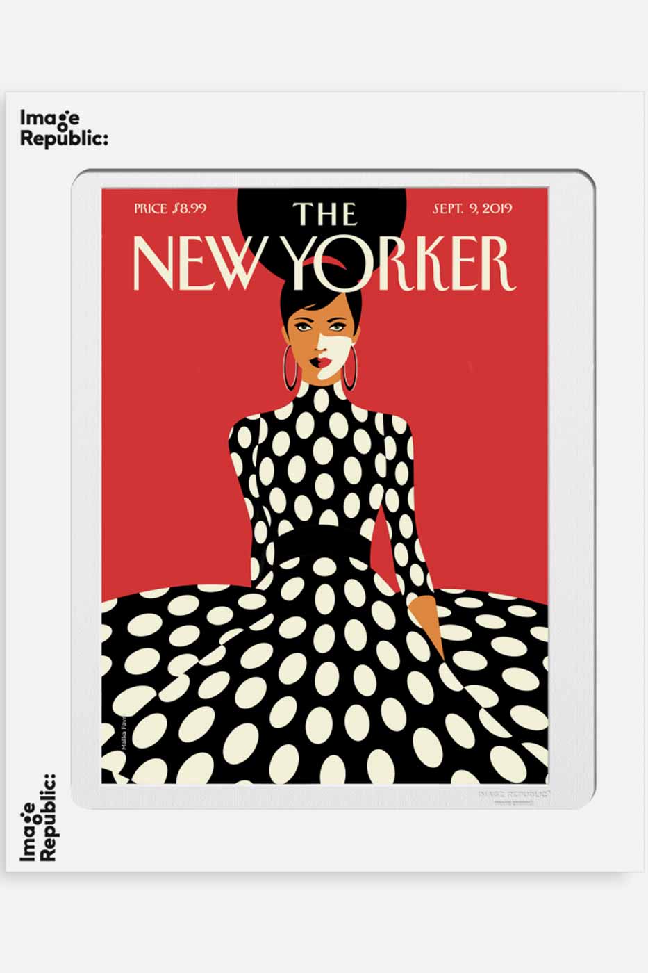 Poster The New Yorker Sweeping into fall 40x50 cm