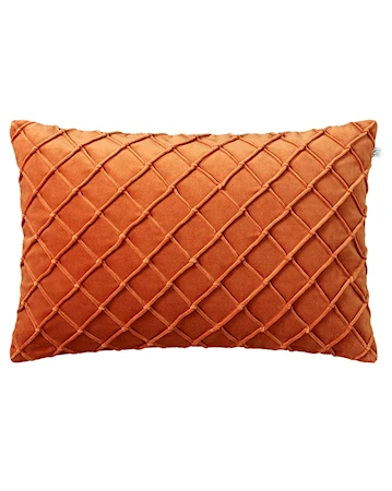 Deva Kuddfodral Velvet Orange 40x60cm