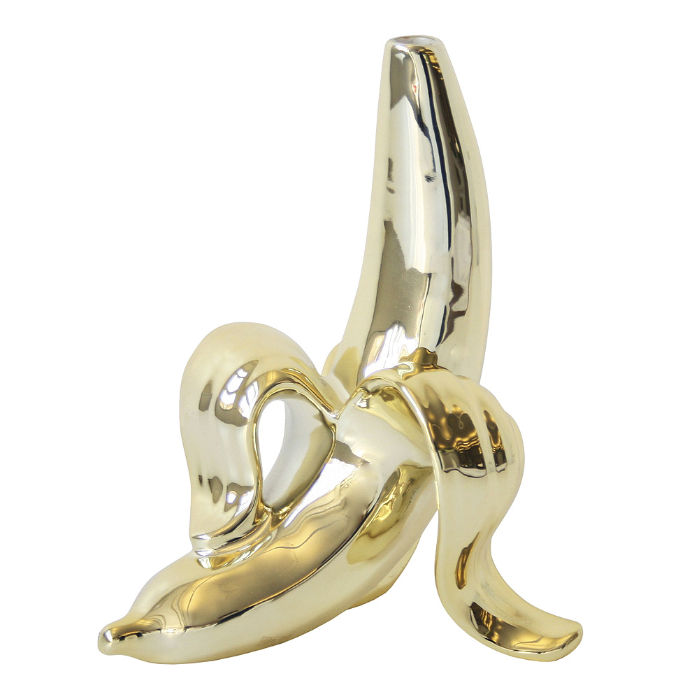 Jonathan Adler - Banana Vas 15 cm Guld