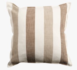Smillan two stripe prydnadskudde multi/beige