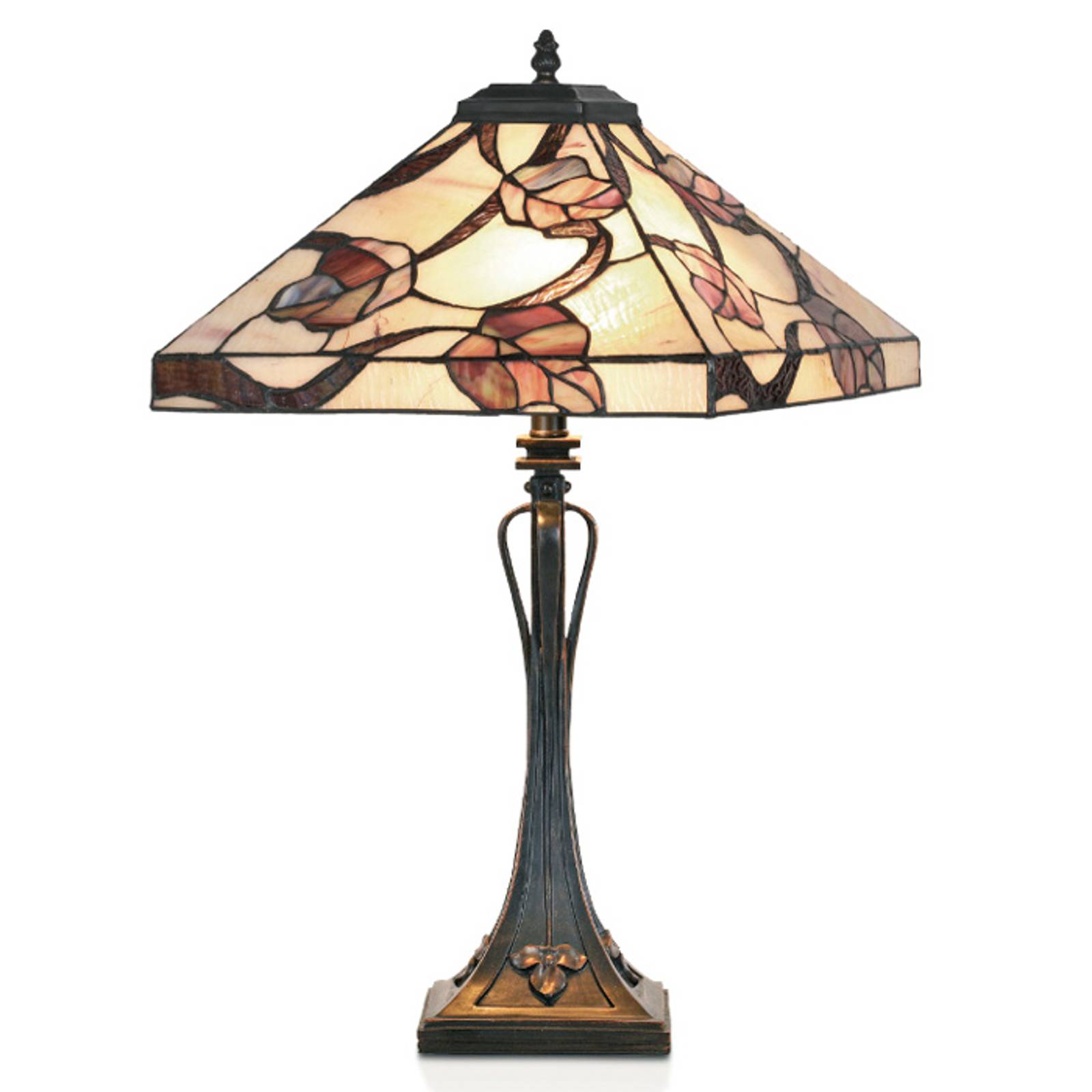 Bordslampa APPOLONIA i tiffanystil