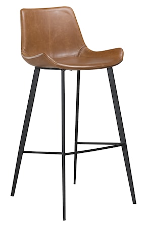 Barstol Hype Konstläder - Vintage Ljusbrun