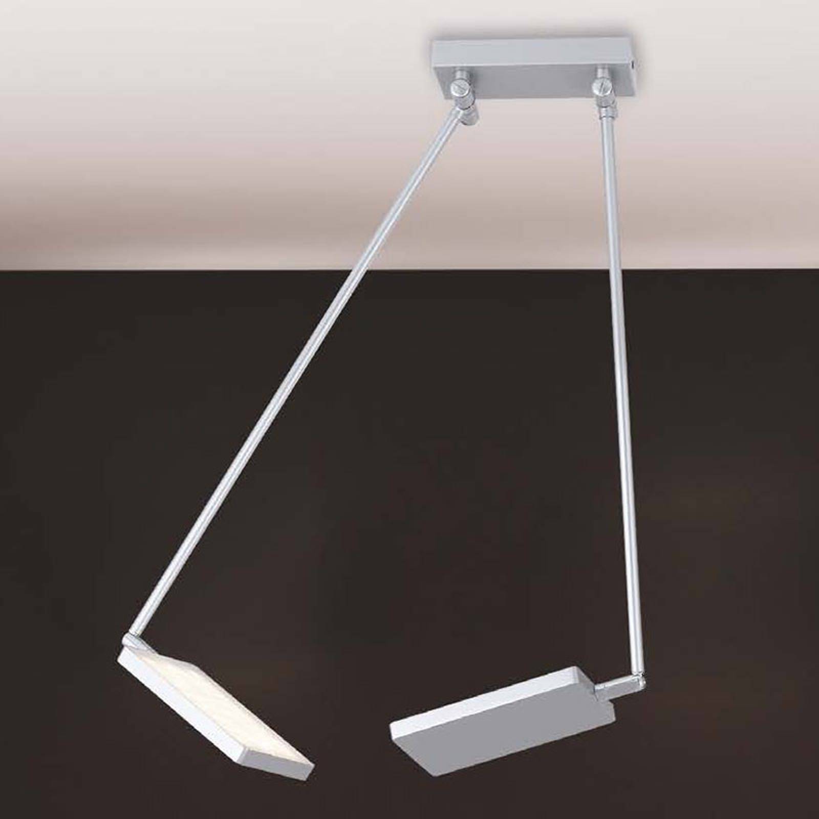 LED-taklampa Book, grå