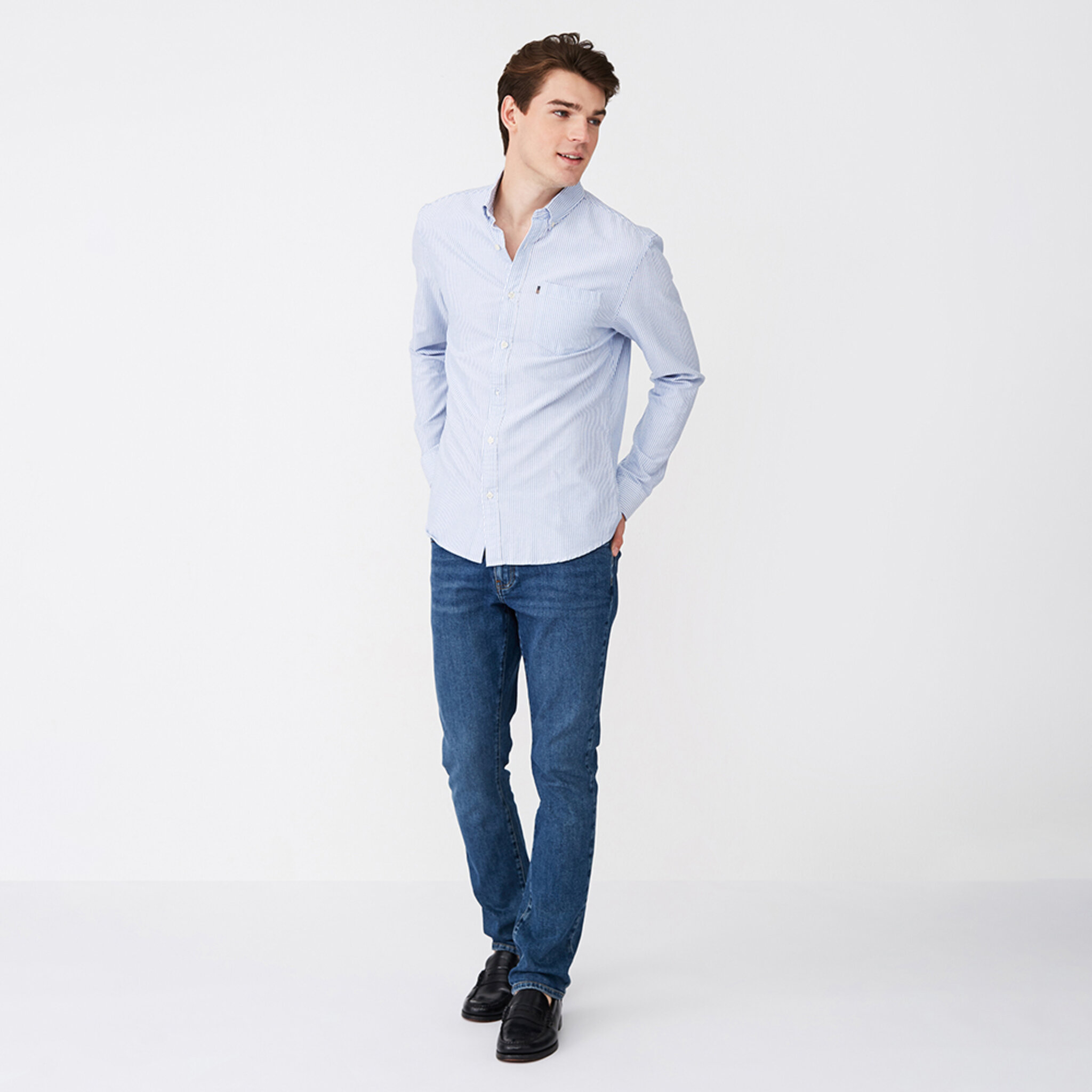 Kyle Organic Cotton Oxford Shirt
