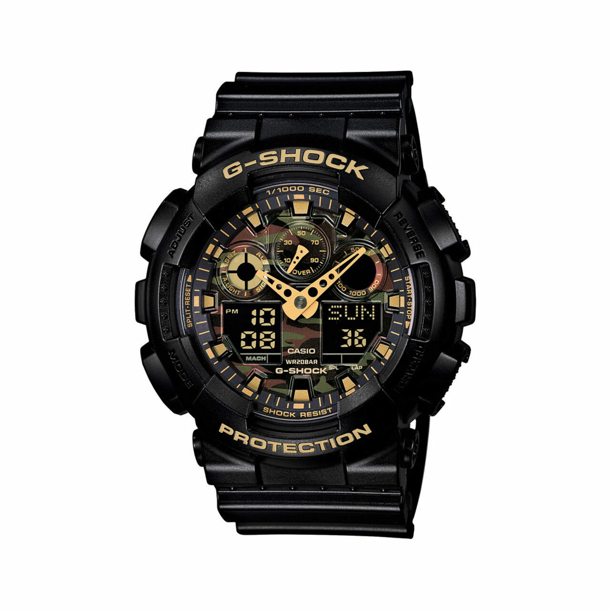 Ga-100cf-1a9er, Quartz, 51mm, 20atm