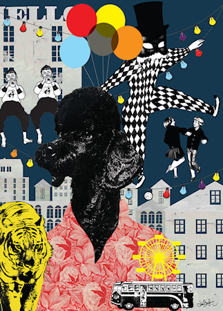 Elliot lejon poster 50x70