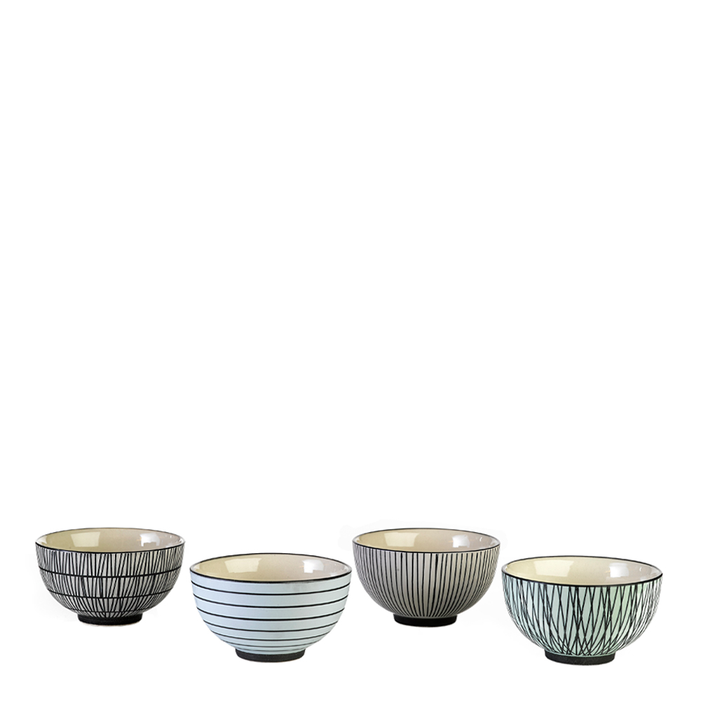 Pols Potten - Pols Potten Pastel Afresh Skål 4-pack 11,5 cm