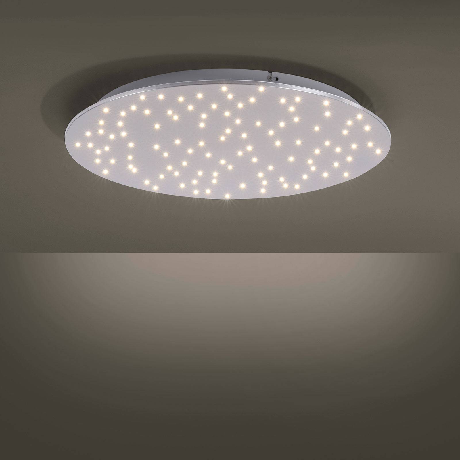LED-taklampa Sparkle, justerbar vitfärg, Ø 48 cm