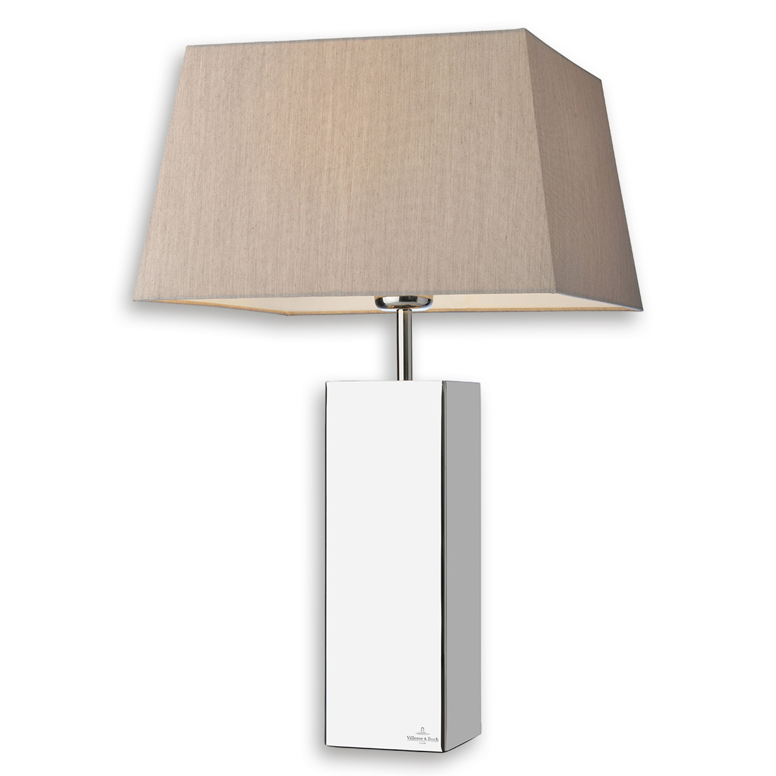 Villeroy & Boch Prag – kantig textilbordslampa