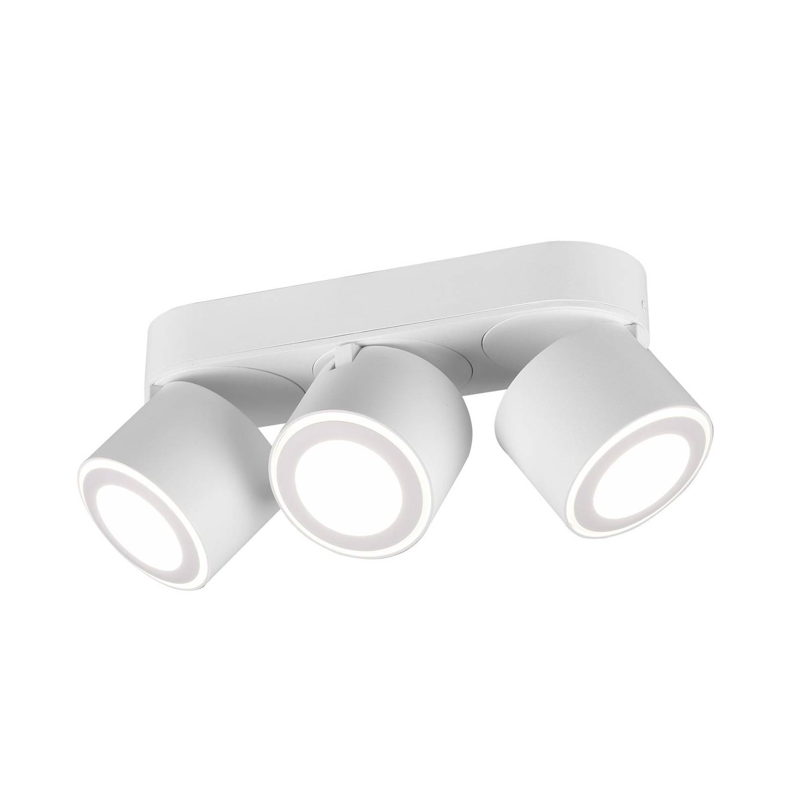 Lindby Lowie LED-spotlight, 6 lampor, vit