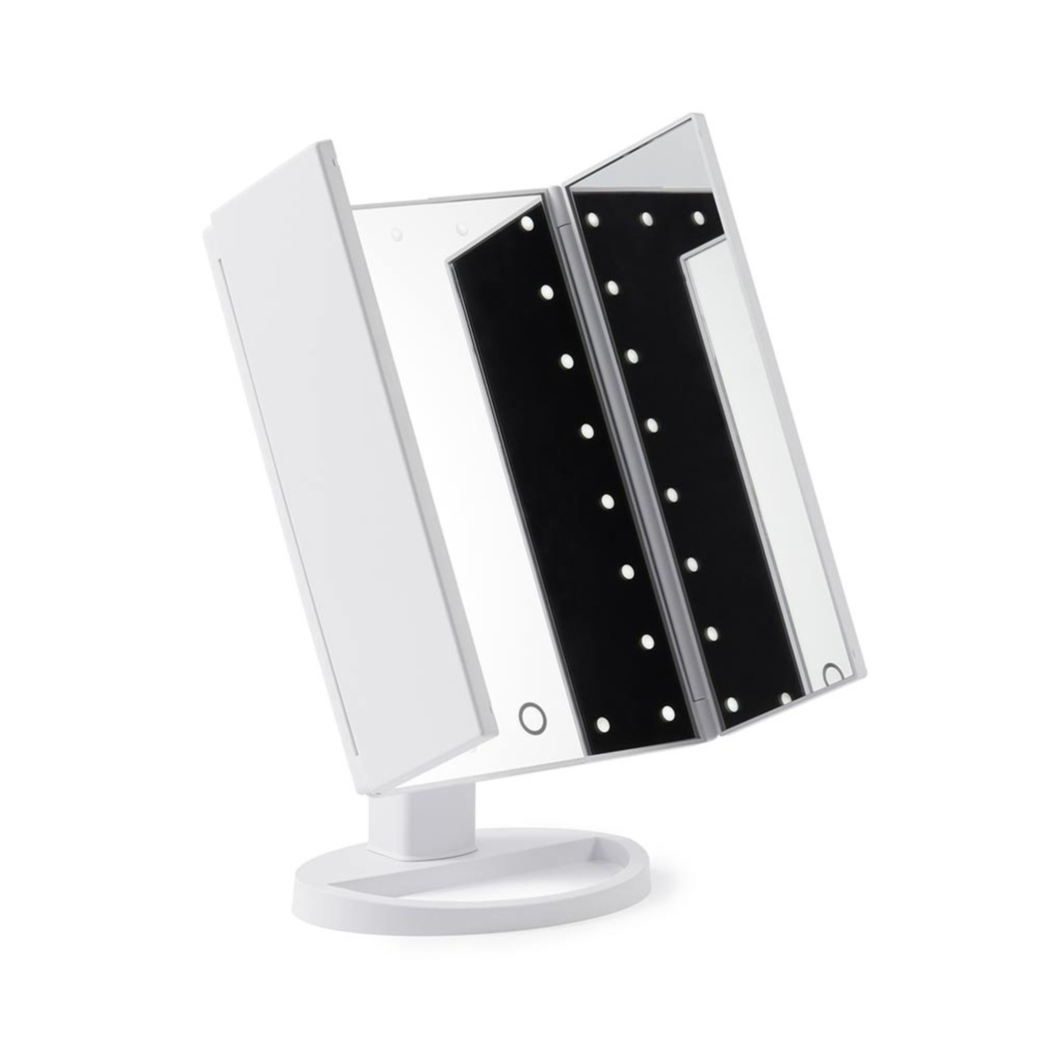 Original Tri Folded Lighted Mirror, 1