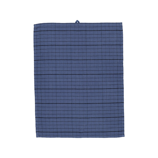 Designtorget Kökshandduk Rutan 50x70 cm Indigo
