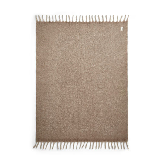 Pläd Melange 130x170cm Beige