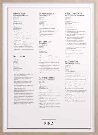 Fika Poster 50x70 cm
