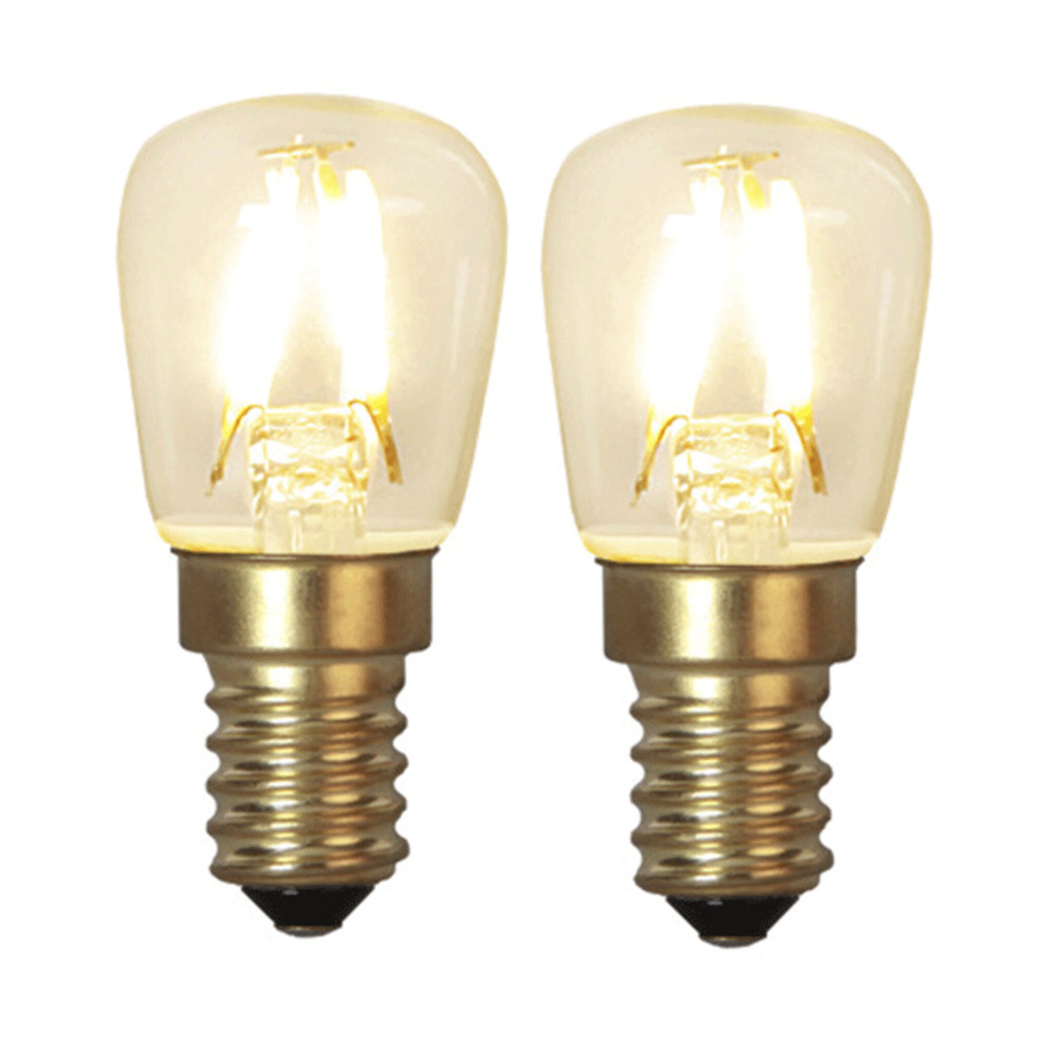 LED-lampa Soft Glow, E14, 2-pack