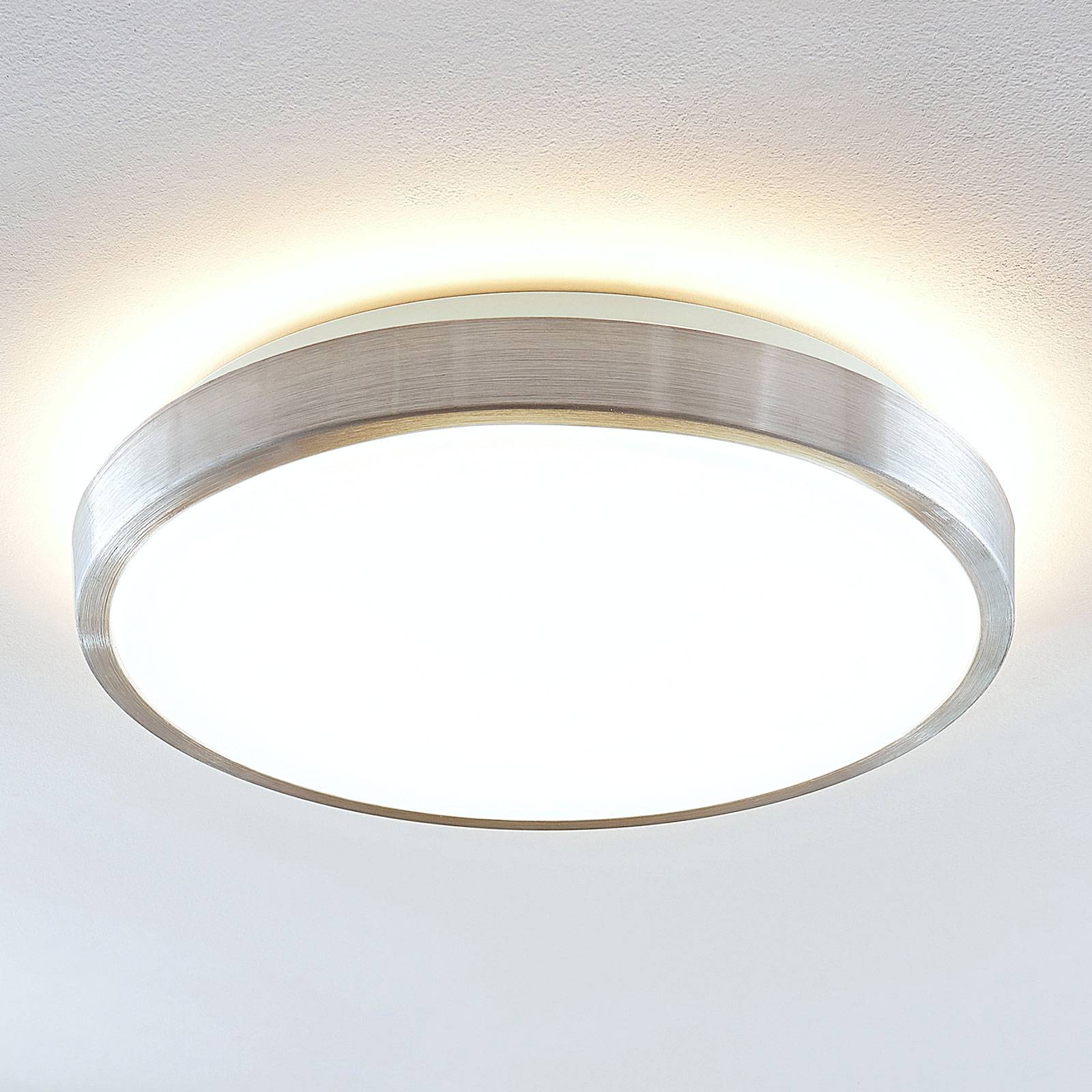 Lindby Emelie LED-taklampa, rund, 42 cm
