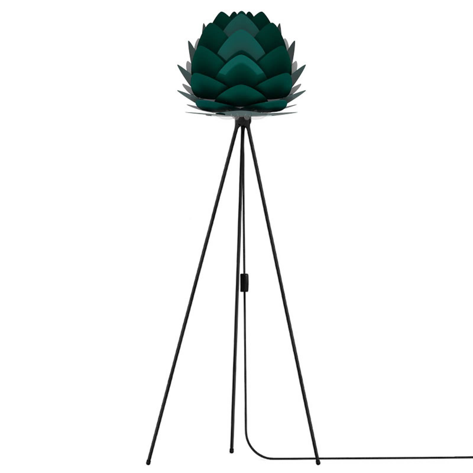 UMAGE Aluvia mini golvlampa svart/grön