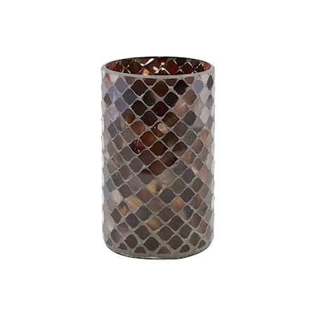 Ljusstake Brownie Brun 17cm