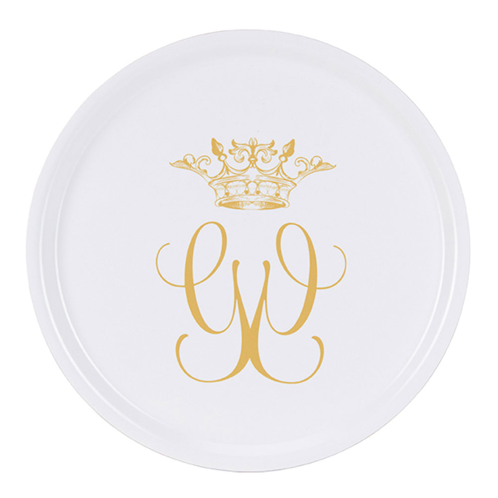 Gynning Design - Bricka Royal 31 cm Vit
