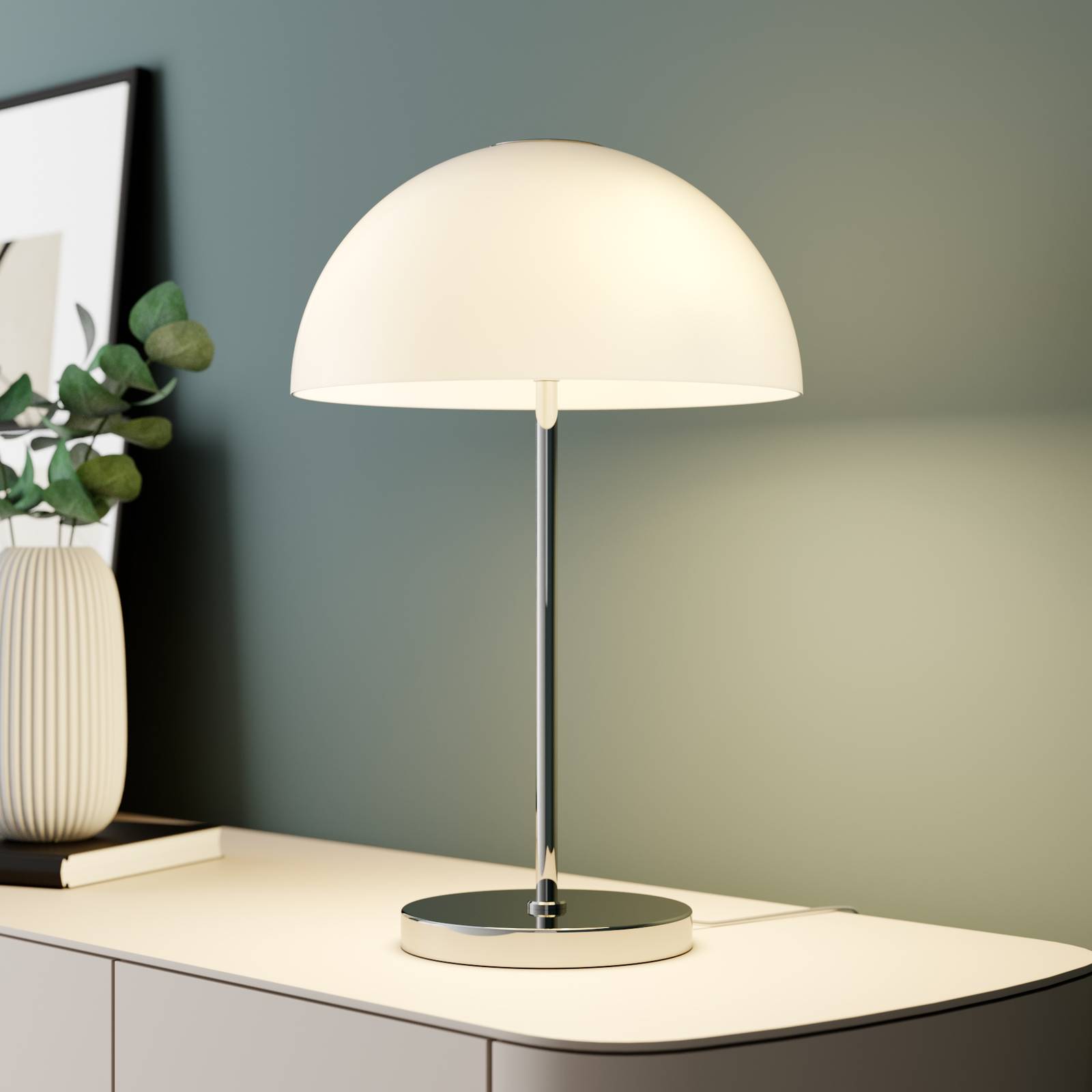 Lucande Lourenco bordslampa opalglas