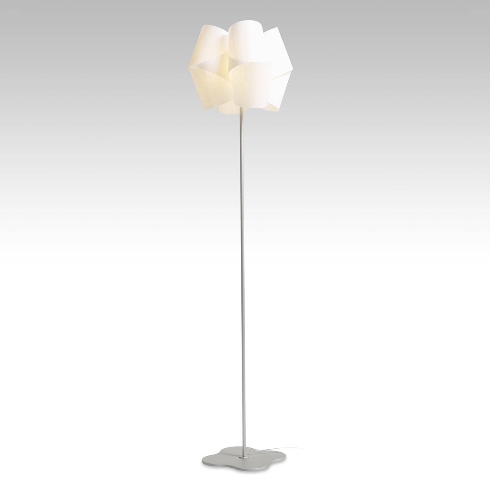 Golvlampa Julii, aluminiumfot