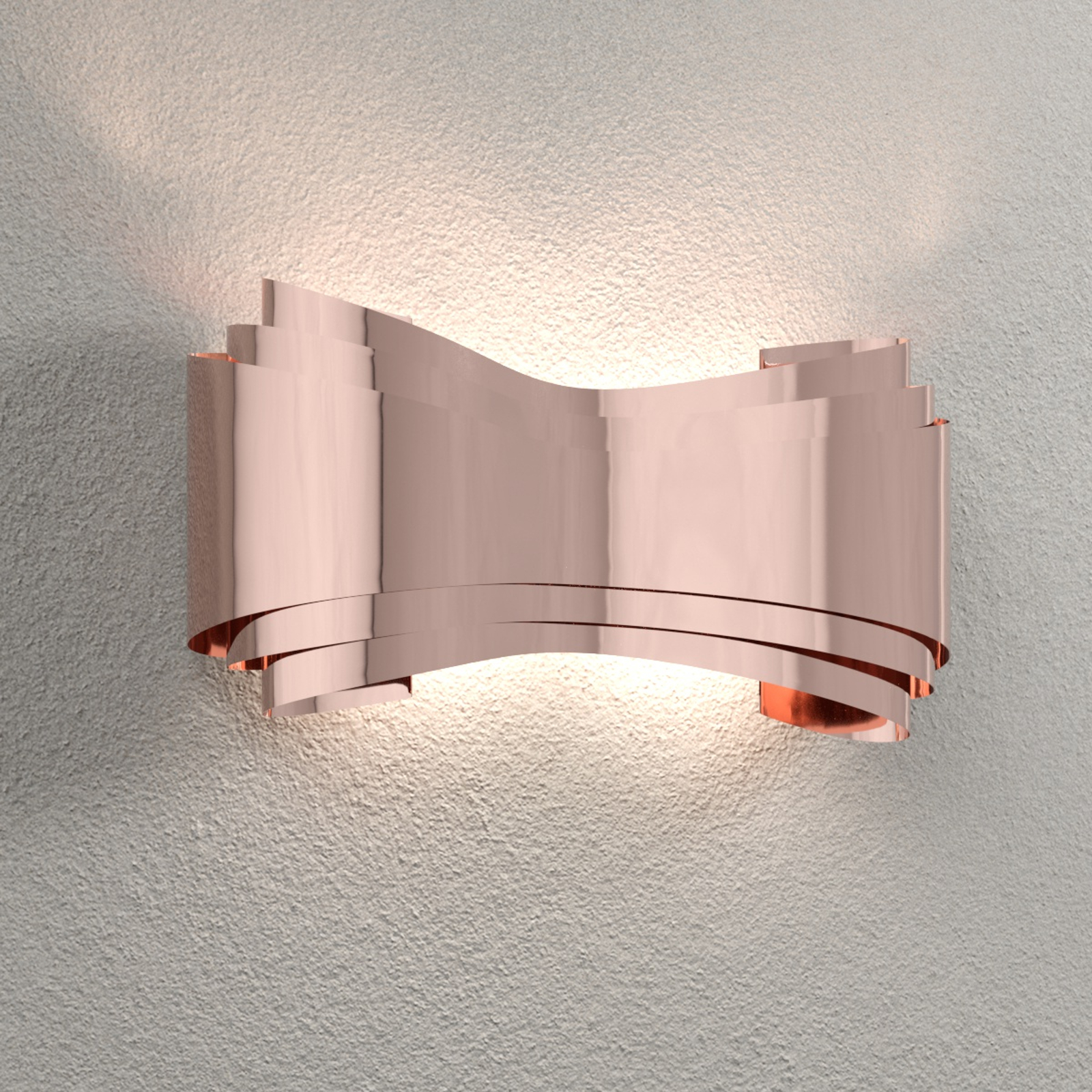 Ionica – kopparfärgad LED-designervägglampa