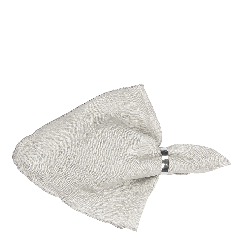 Broste Copenhagen - Gracie Tygservett 45x45 cm Naturvit
