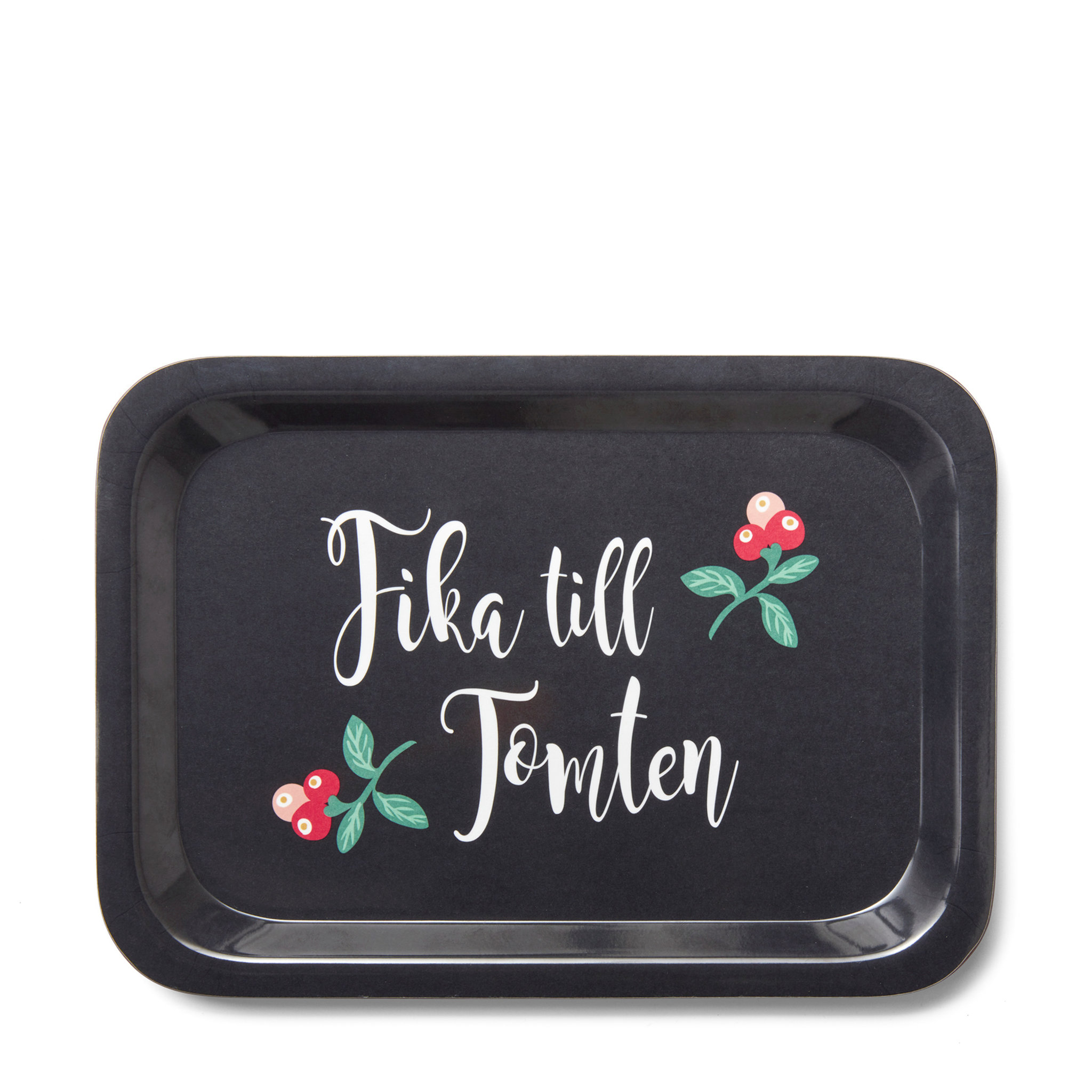 Bricka Fika Till Tomten, 20x28 cm