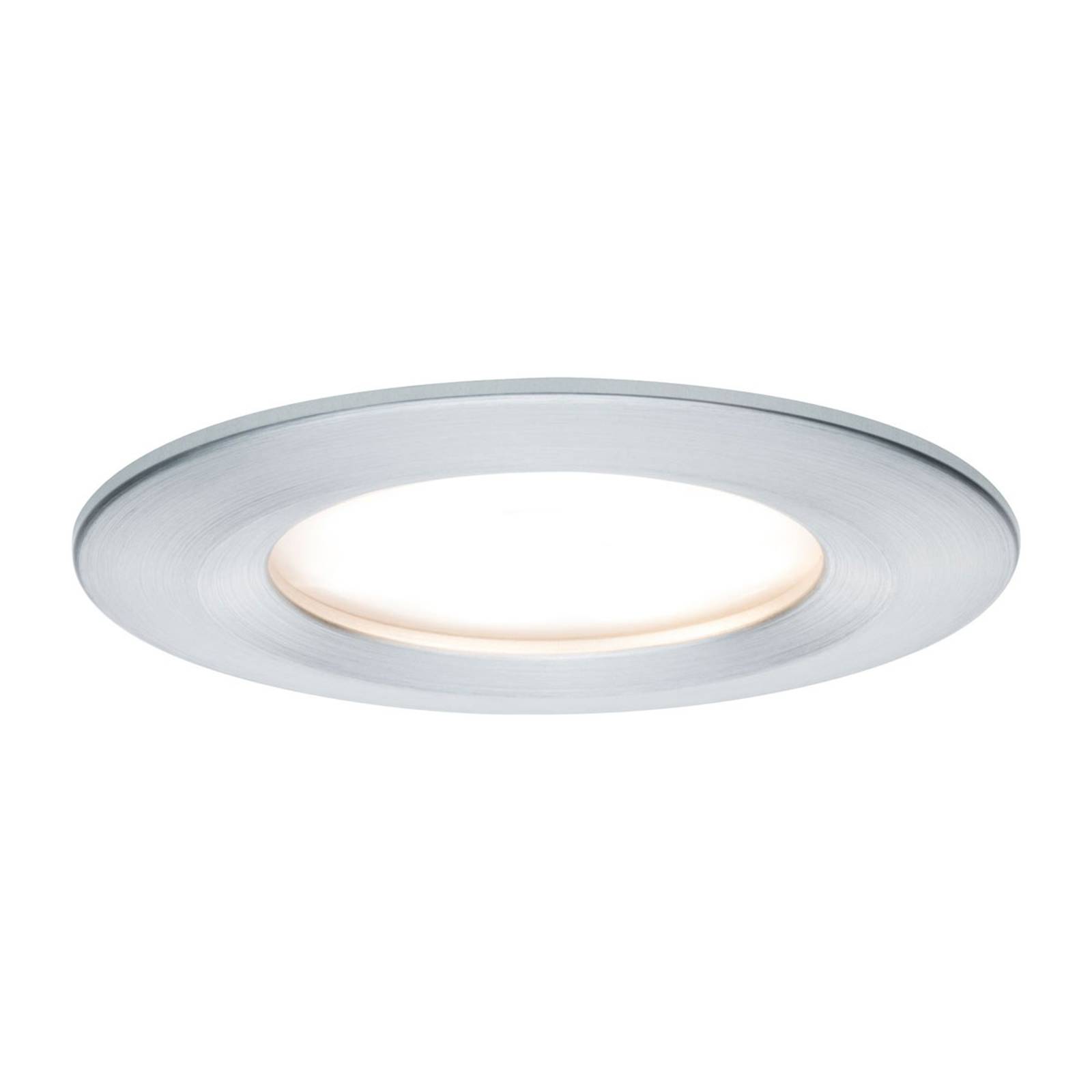 Paulmann LED-spot Nova Coin rund, dimbar aluminium