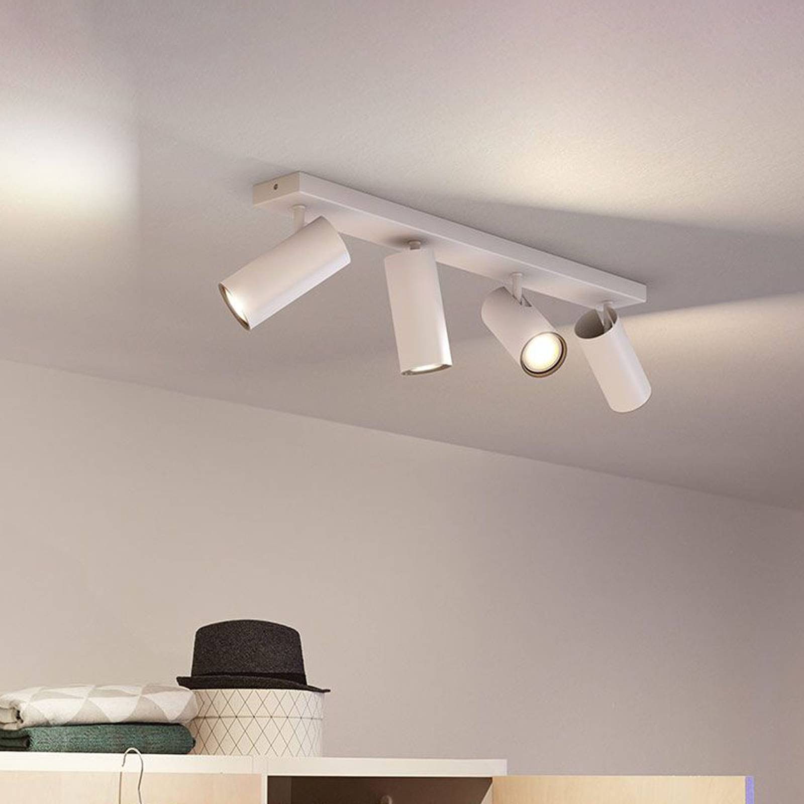 Philips Hue Buratto LED-spotlight 4 lampor