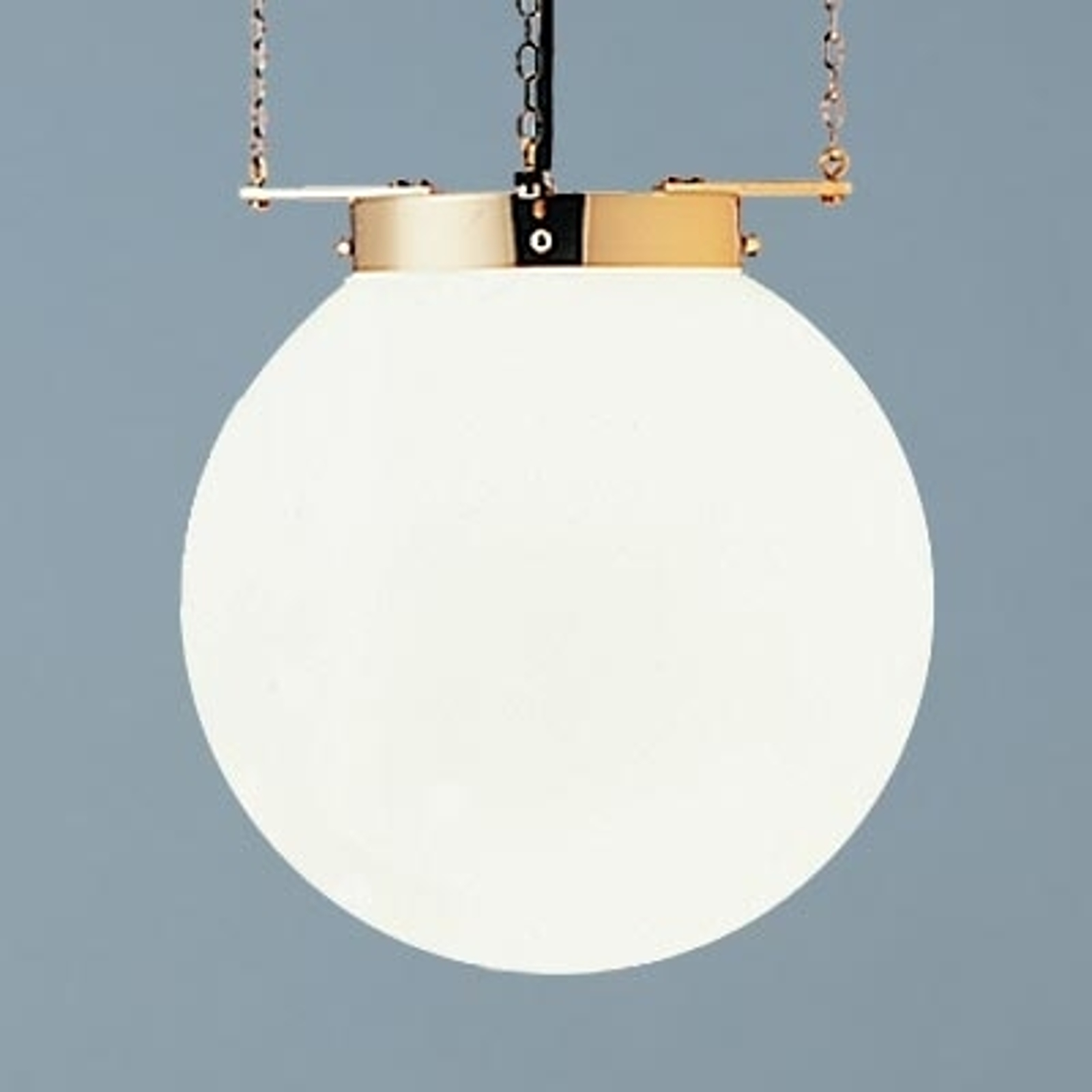 Hänglampa i Bauhaus-stil, mässing 40 cm