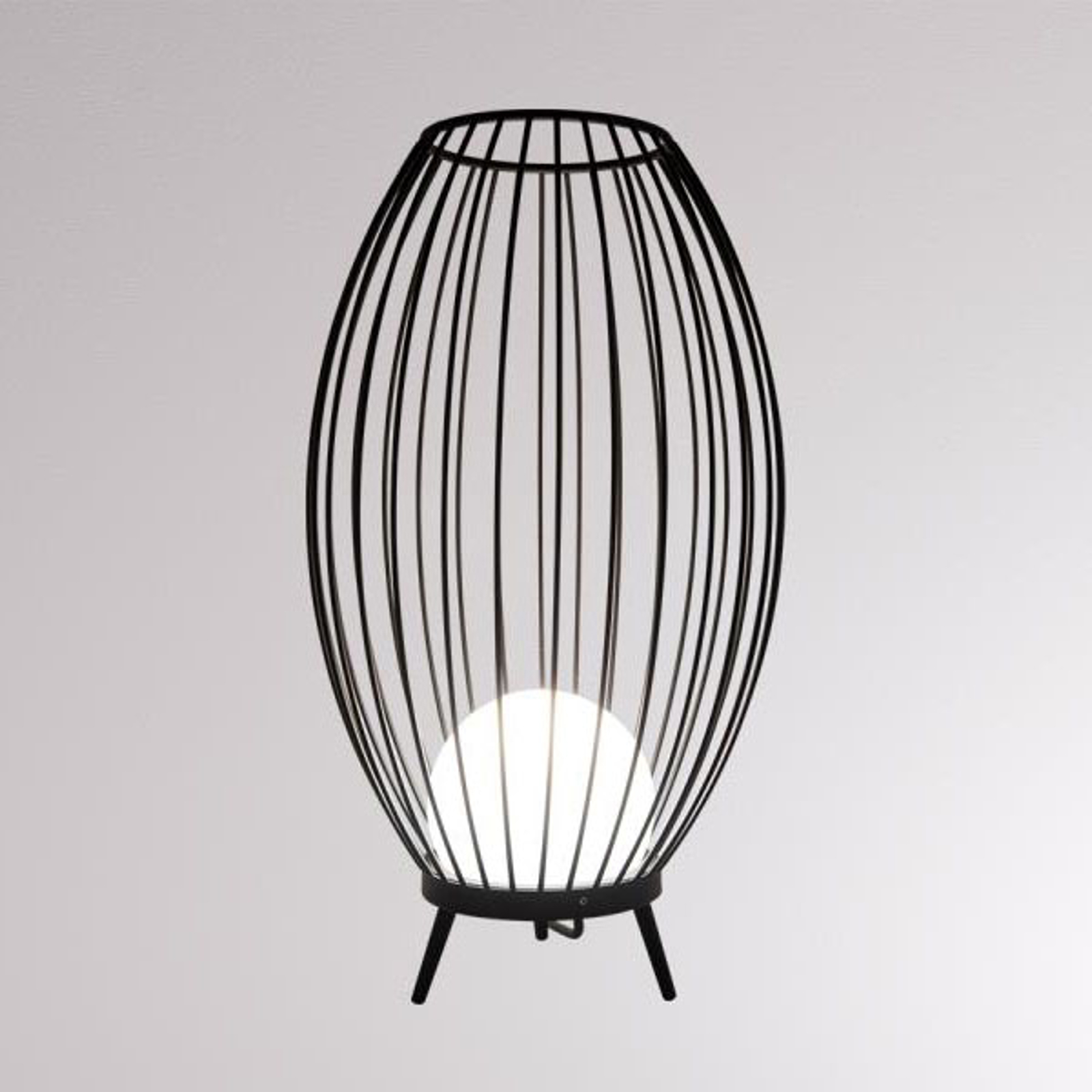 LOUM Boho utomhusgolvlampa IP54 med burskärm