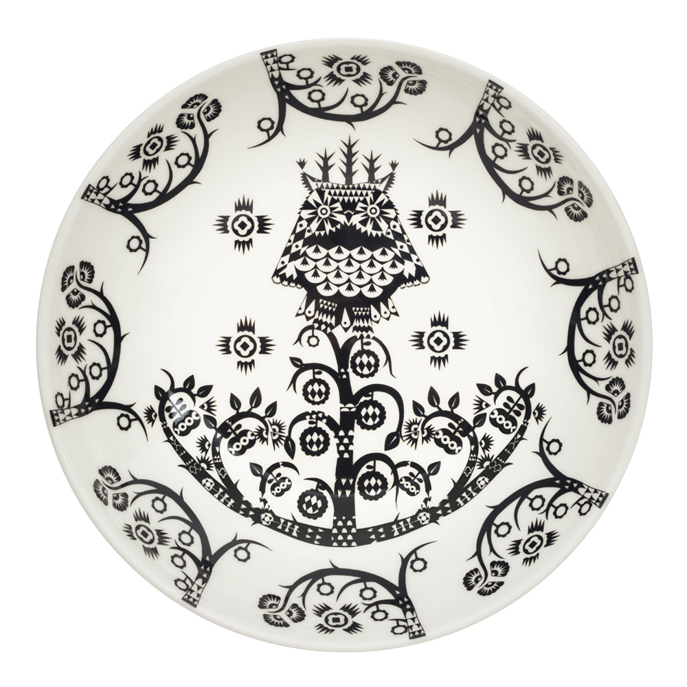 Iittala - Taika Tallrik djup 20 cm Svart