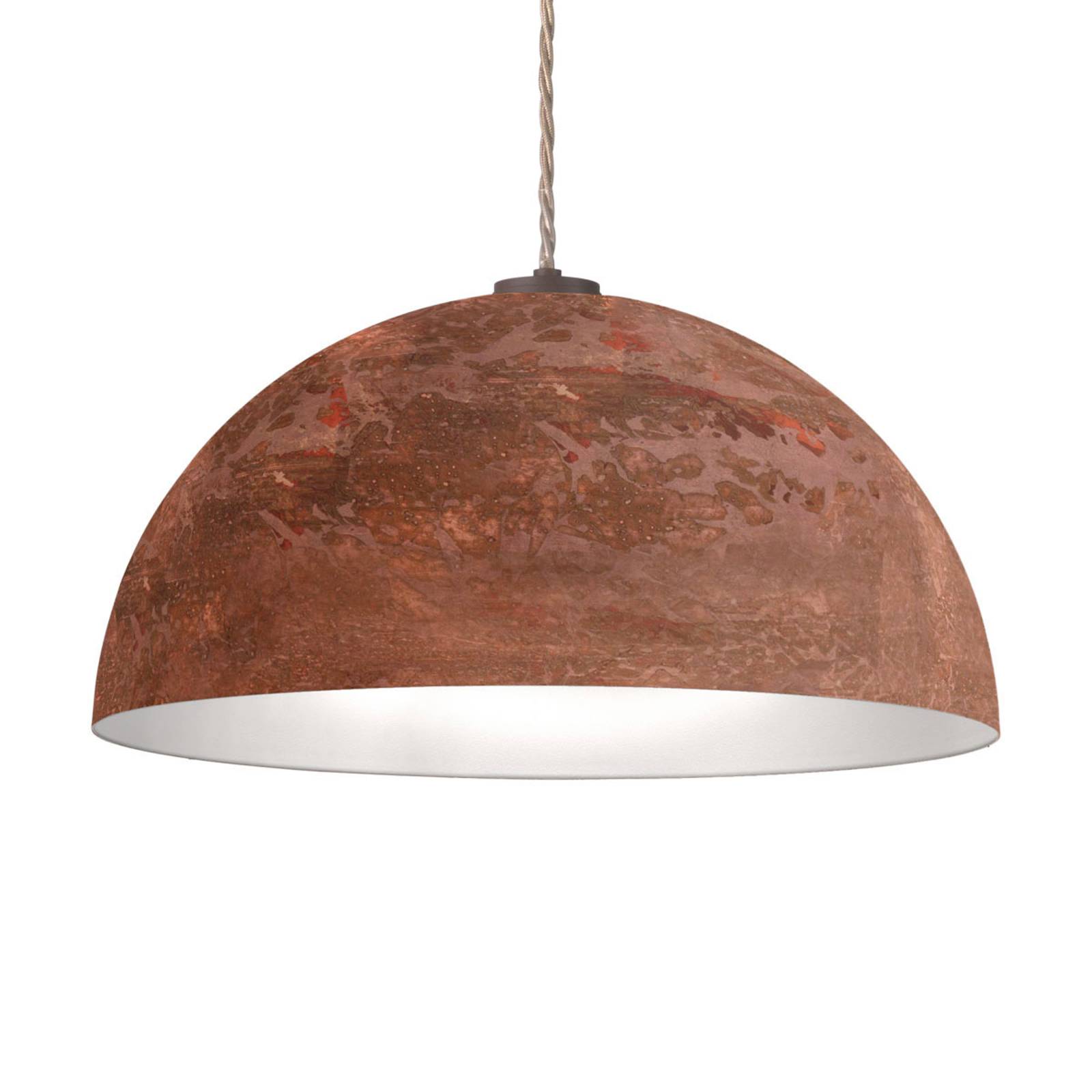 Pendellampa Cult Vintage, koppar, Ø 40 cm