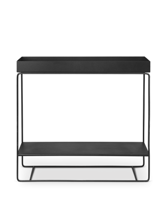 Plant Box 2 levels Svart