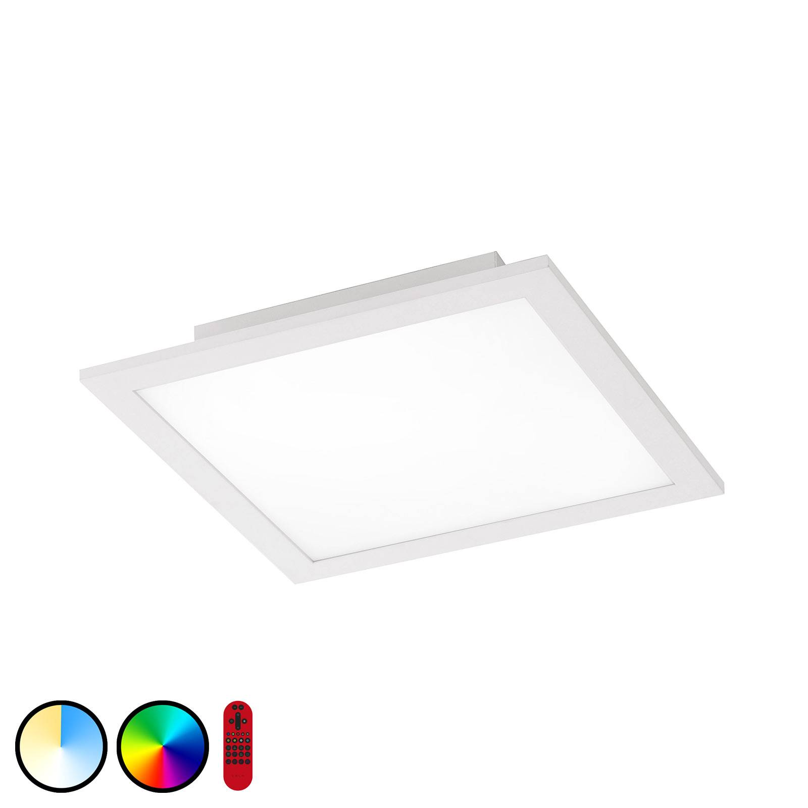 LED-taklampa LOLASmart Flat, 30 x 30 cm